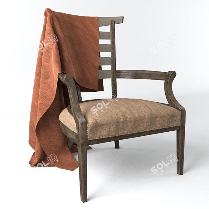 Elegant Seating Solution 3D model image 1