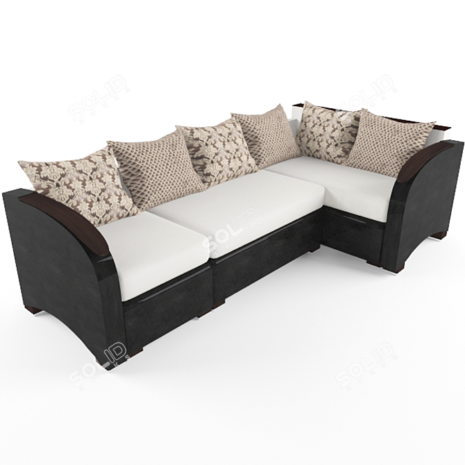 Luxury Sofa Salvador by Progress 3D model image 1