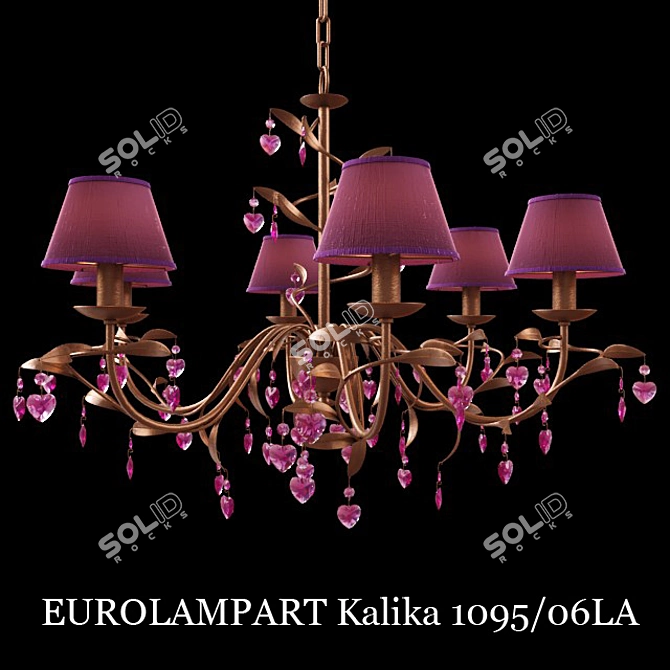 EUROLAMPART Kalika 1095/06LA: Modern Lighting Elegance 3D model image 1