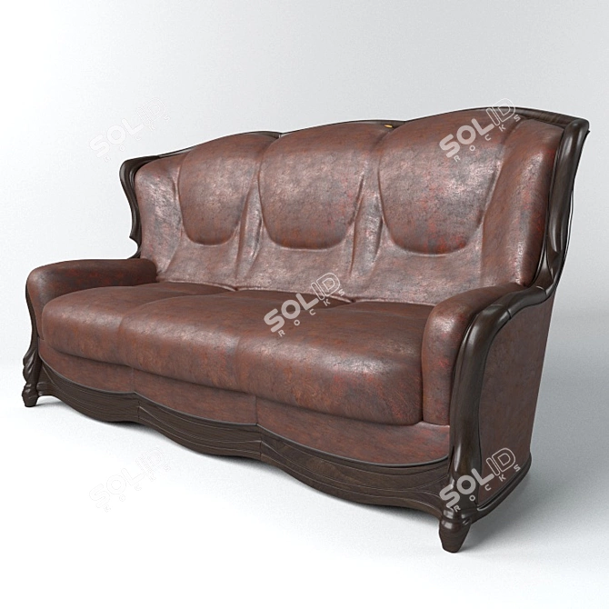 Title: Modern Diso Collection Sofa 3D model image 1