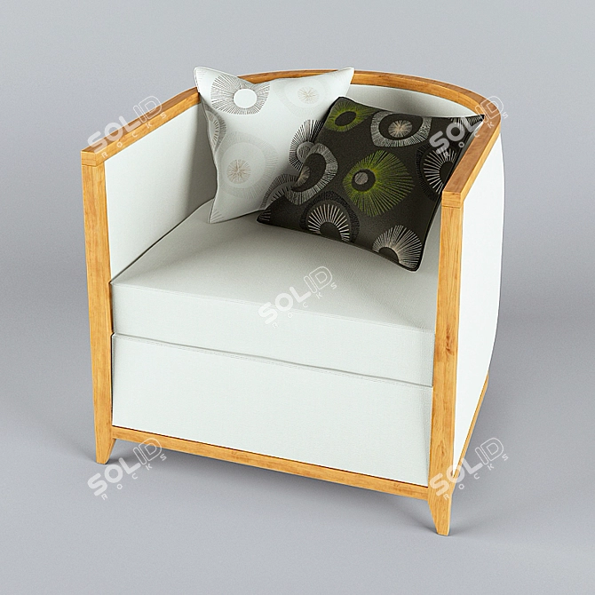 Elegant Kerry Joyce Cee Chair 3D model image 1