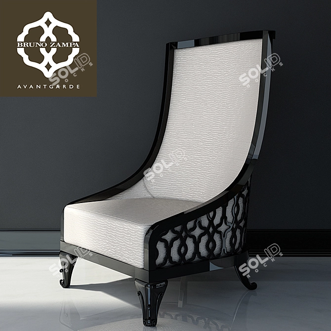 Avantgarde Club Armchair 3D model image 1