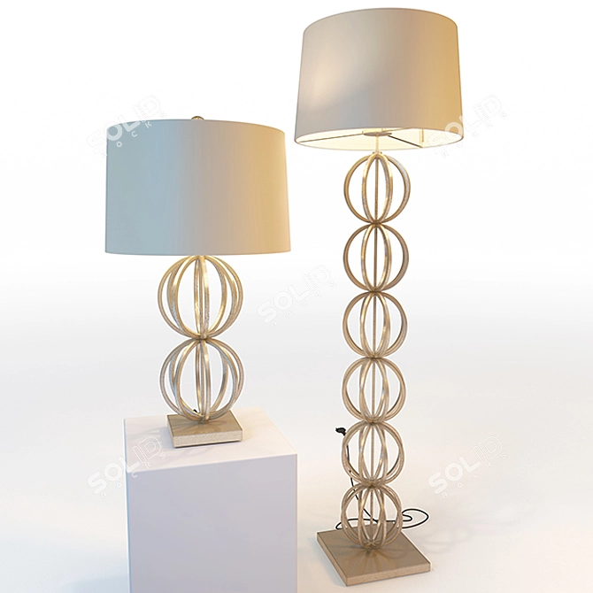 Arteriors Millennium Lighting Collection 3D model image 3