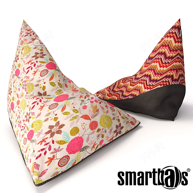 Russian Smartballs Pyramid Armchair Bag 3D model image 1