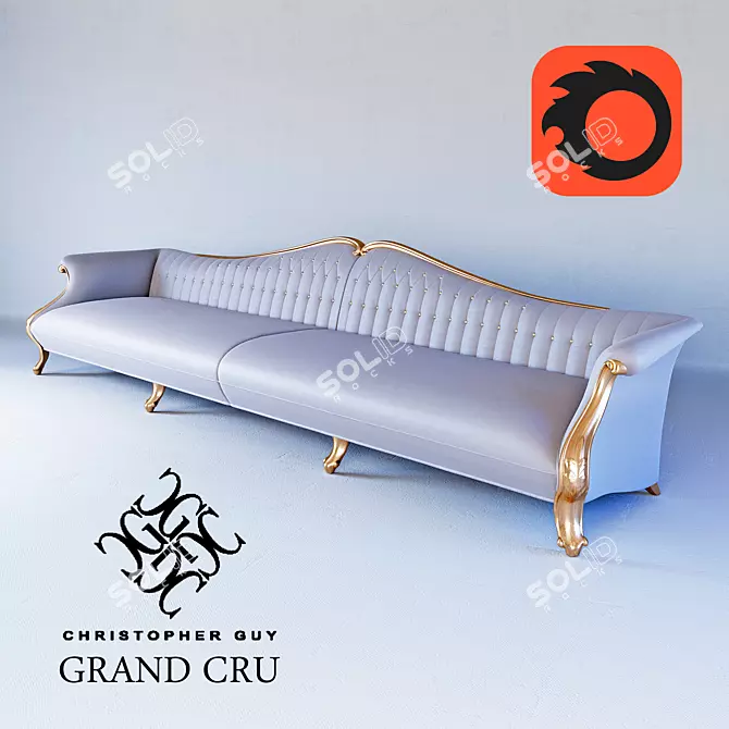 Luxury Sofa Christopher Guy, GRAND CRU 3D model image 1