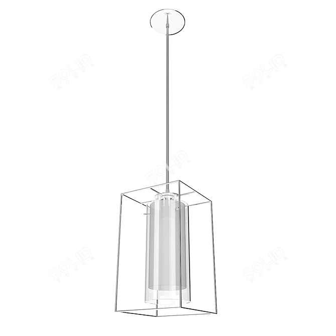 Elegant Hanging Lamp by EGLO: LONCINO-1 3D model image 2