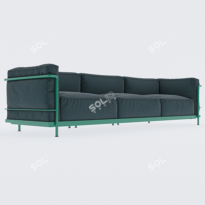 Cassina le Grand LC3: Iconic Elegance 3D model image 1