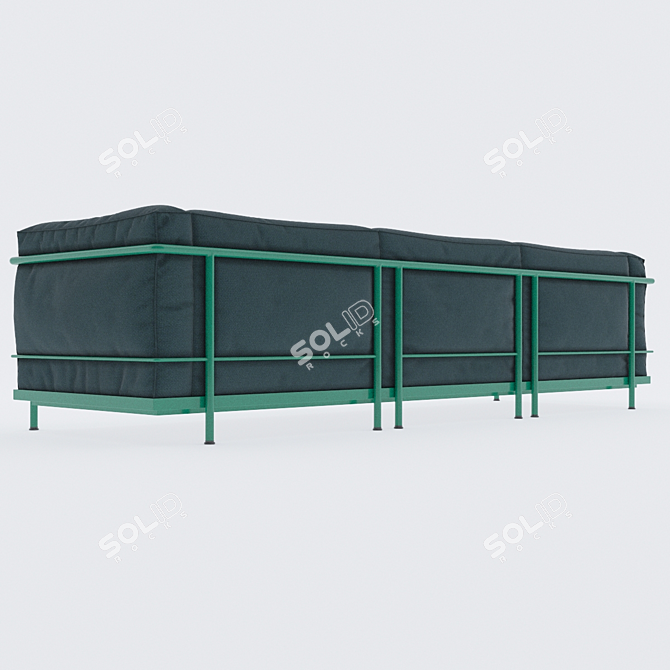 Cassina le Grand LC3: Iconic Elegance 3D model image 2