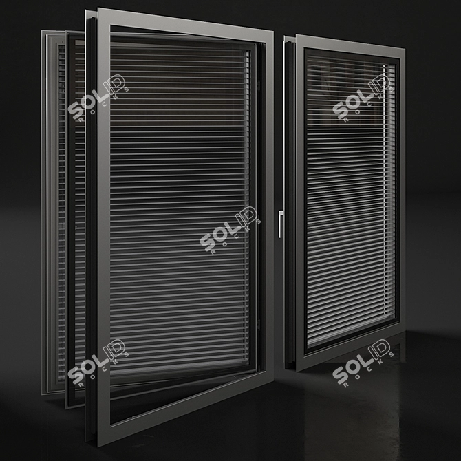 Authentic Internorm KV 440 Window 3D model image 1