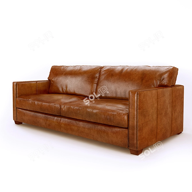 Viscount William 3-Seater Sofa 3D model image 2