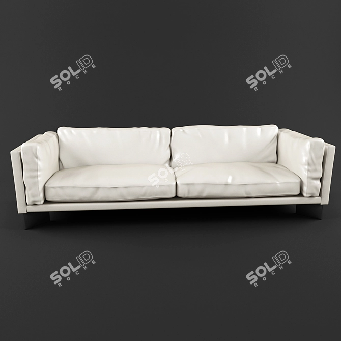 ComfortMax Sofa 3D model image 1