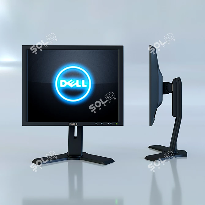 Dell P190ST: Professional LCD Monitor 3D model image 1