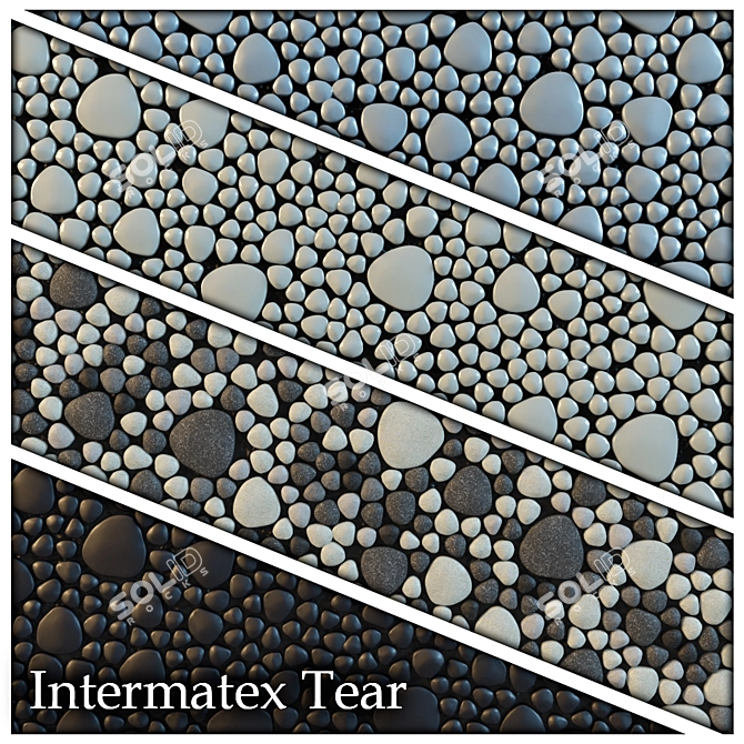 Intermatex Tear: Beautiful Mosaic Tiles 3D model image 1