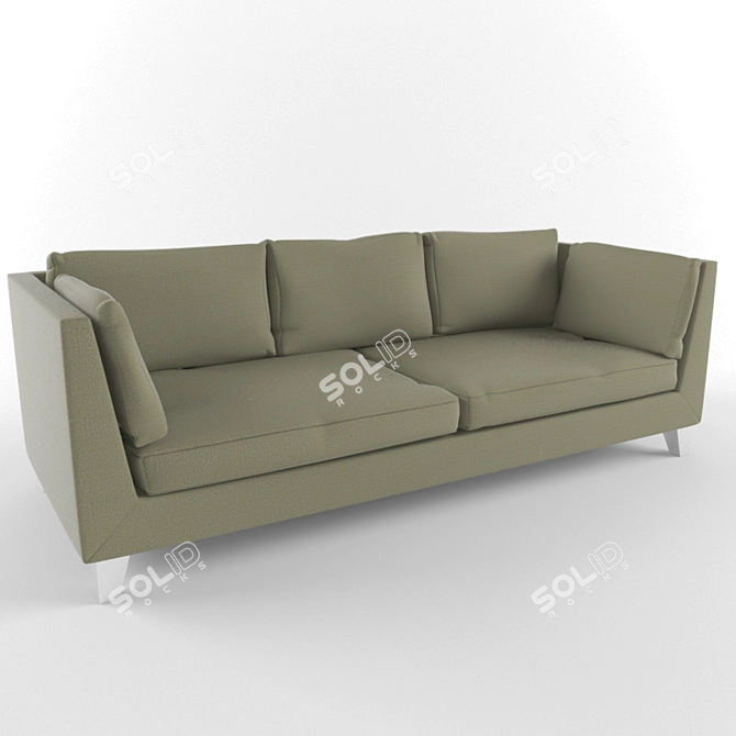 Scandinavian Elegance: Stockholm Sofa 3D model image 2