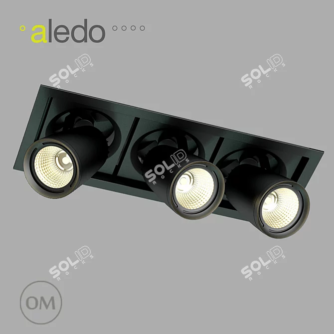 35W Robot Modular LED Module 3D model image 2