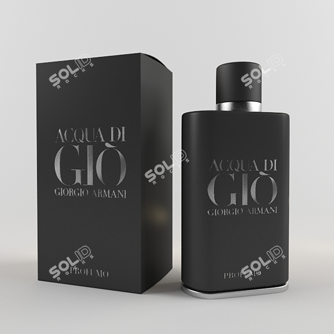 Sensual Masculine Fragrance: Armani Acqua Di Gio 3D model image 1