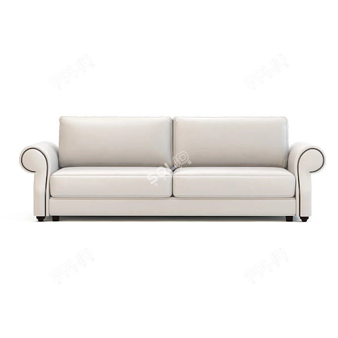 Reloti Corner Sofa: Classic Elegance 3D model image 1