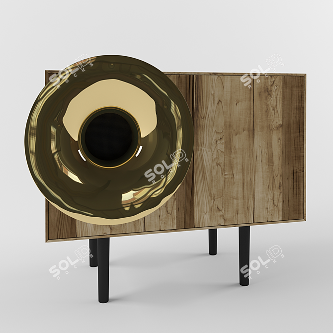 Innovative Ceramic HI-FI System 3D model image 2