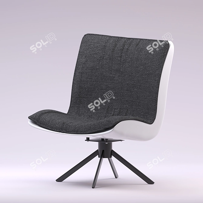 Versatile Comfort Chair 3D model image 1