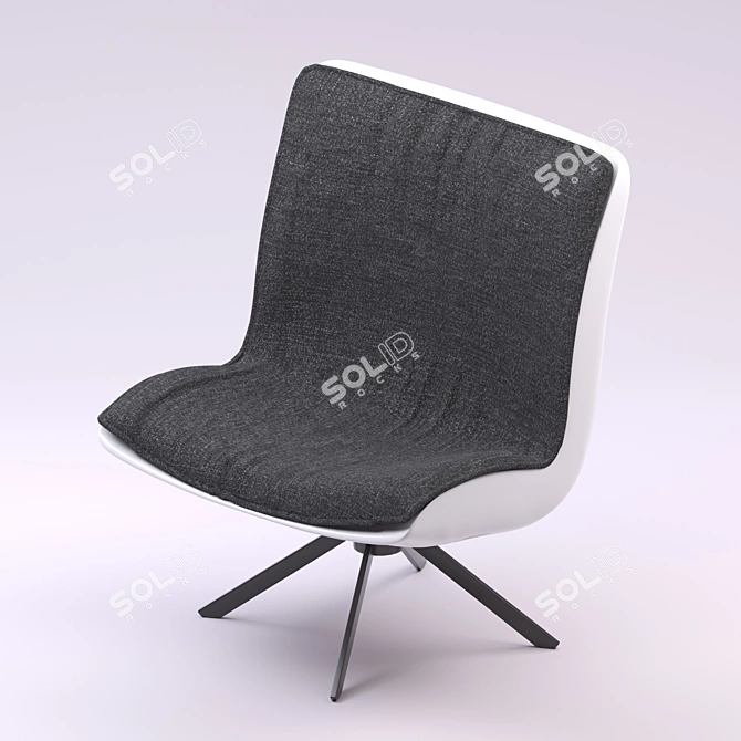 Versatile Comfort Chair 3D model image 2