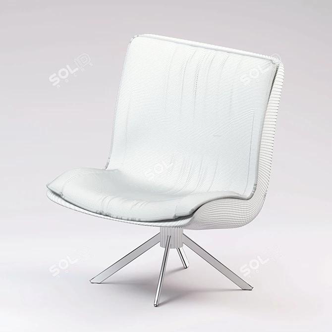 Versatile Comfort Chair 3D model image 3