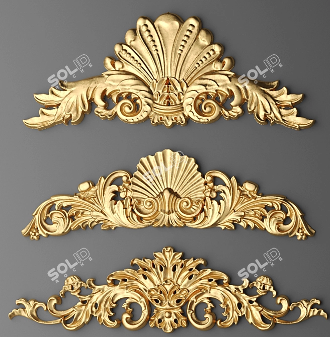 Decorative Stucco Kit 3D model image 2