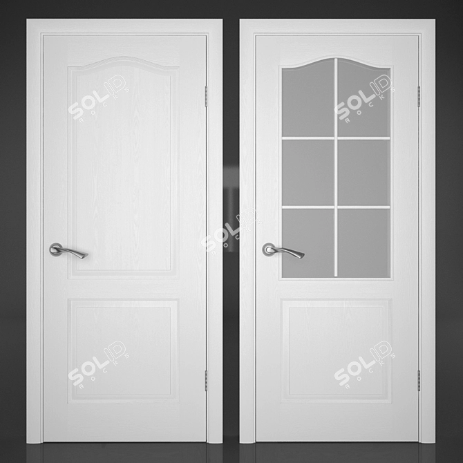 Simpli Collection: "New Style" Doors 3D model image 3