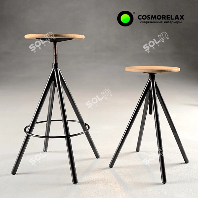 Helix FA-3023-2 Dining Chairs 3D model image 1