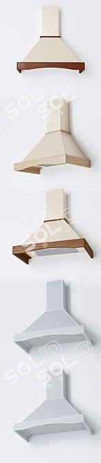 ELEYUS GAMMA 90 - Premium Range Hood 3D model image 3