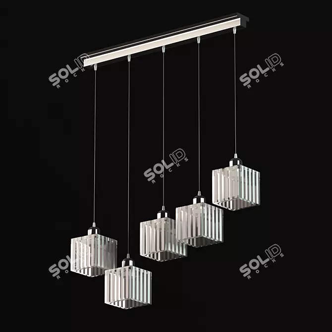 Modern Pendant Light: IKEA VILLBO 3D model image 1