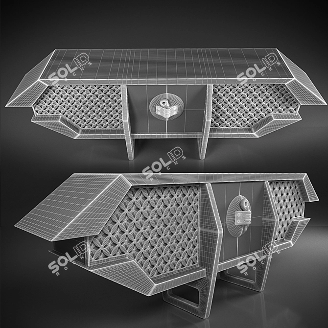 Retro-inspired Jory Brignam Monroe 3D model image 2