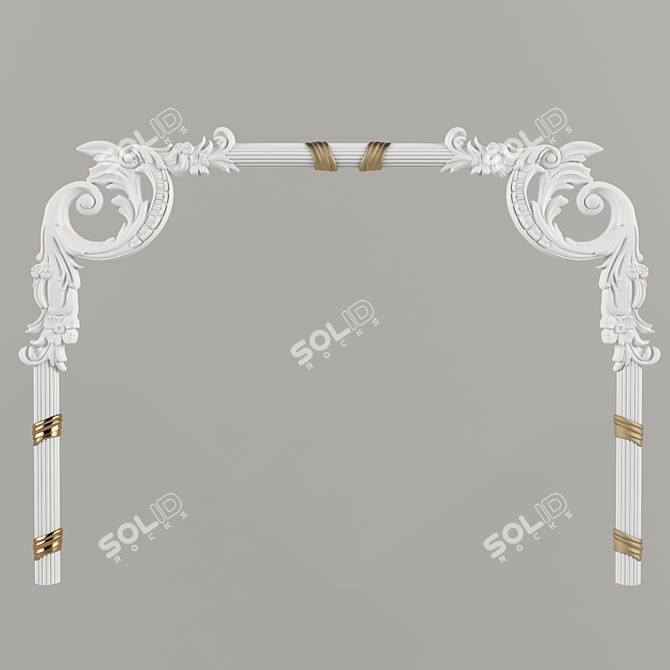 Elegant Wall Art 3D model image 1