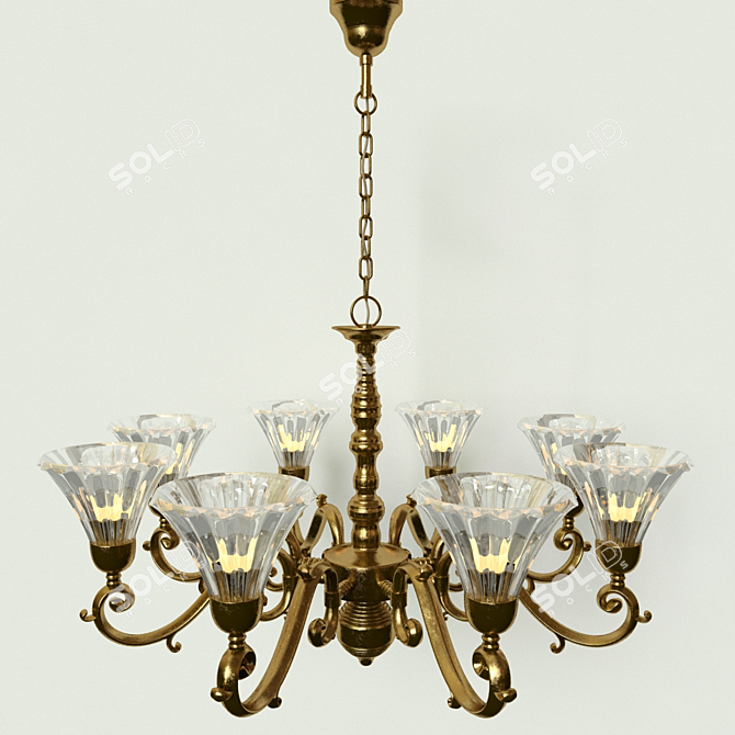 Lancaster Chandelier by Arte Lamp 3D model image 1