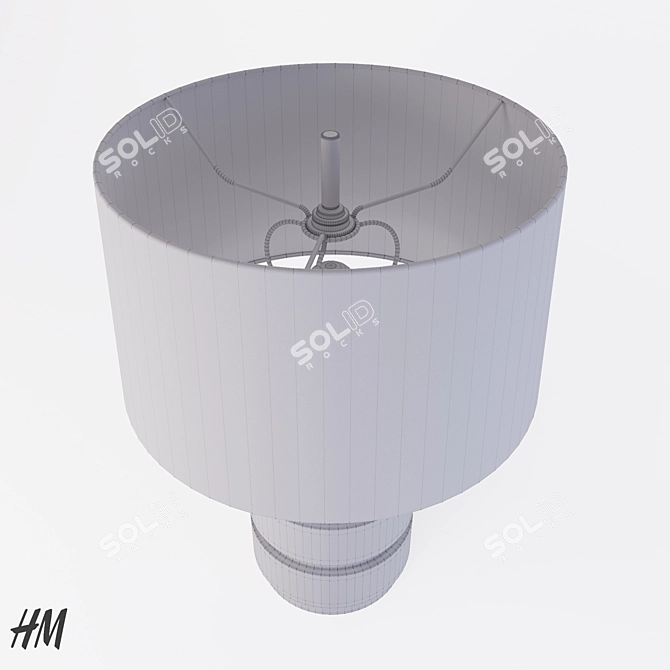 Modern Cylindrical Lamp by Mary McDonald 3D model image 3