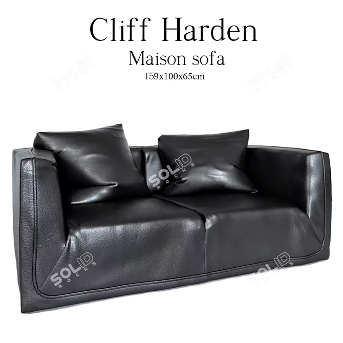Maison Sofa: Effortless Elegance for Your Home 3D model image 1