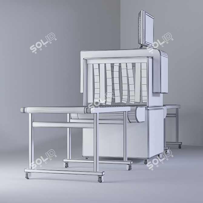 Portable X-ray Scanner for Enhanced Security 3D model image 2