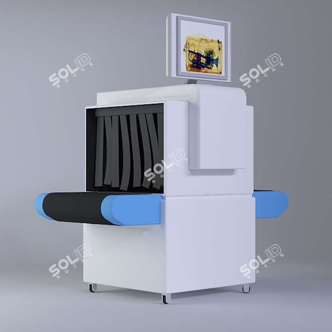 Portable X-ray Scanner for Enhanced Security 3D model image 3
