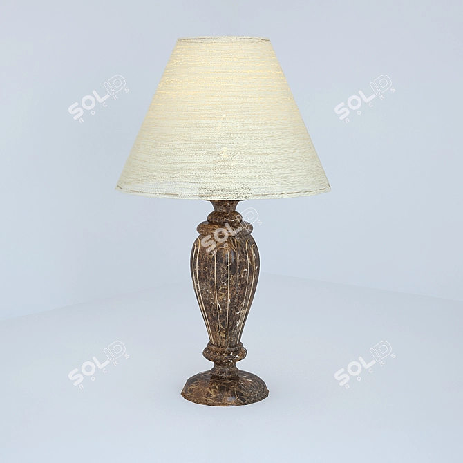 Classic Style Table Lamp 3D model image 1