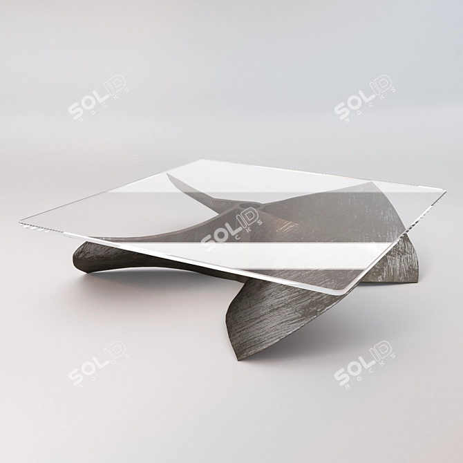 Screw-based Coffee Table 3D model image 1