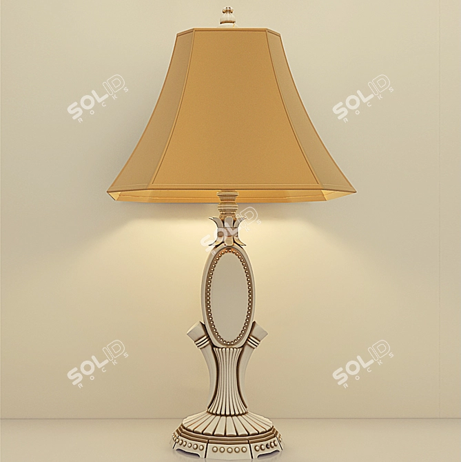 Classic Style Fabric Lamp 3D model image 1