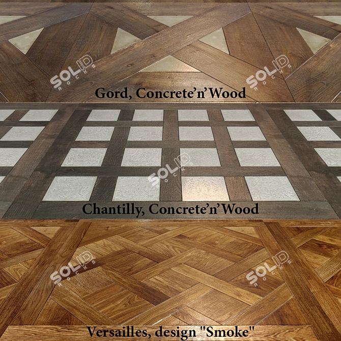 Versatile Modular Parquet Collection 3D model image 1