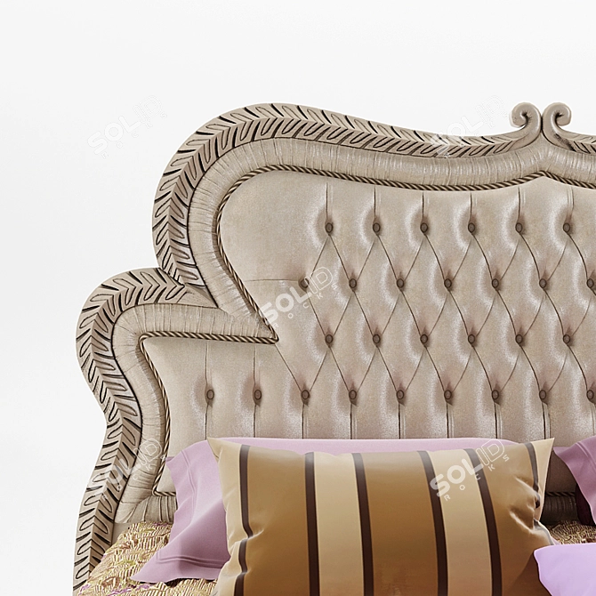 Pregno Bisanzio Bed: Quality and Style 3D model image 3