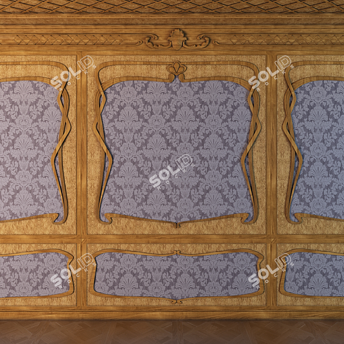 Liberty Wall Panel 3D model image 1