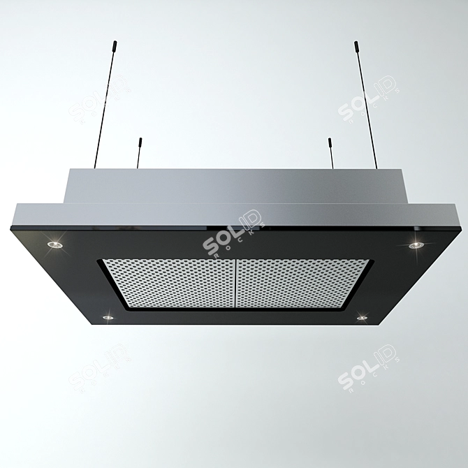 Capa Ceiling Hood, 1000x700 mm 3D model image 1