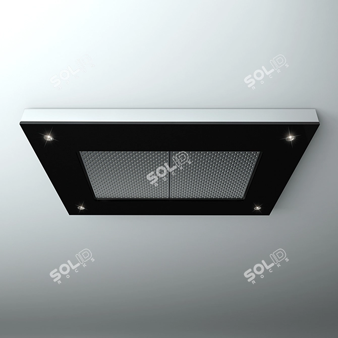 Capa Ceiling Hood, 1000x700 mm 3D model image 2