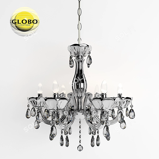 Avant-Garde Chandelier: Globo 63110 3D model image 1