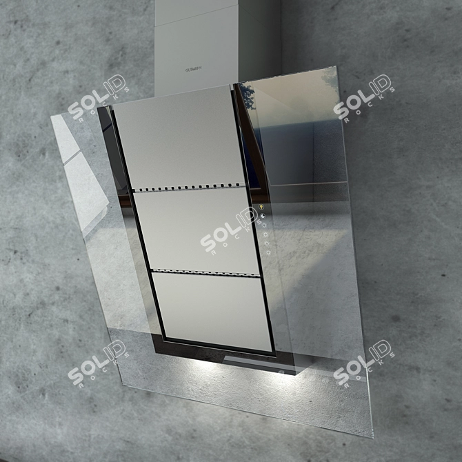 Gutmann Vertica Wall-Mounted Hood 3D model image 1