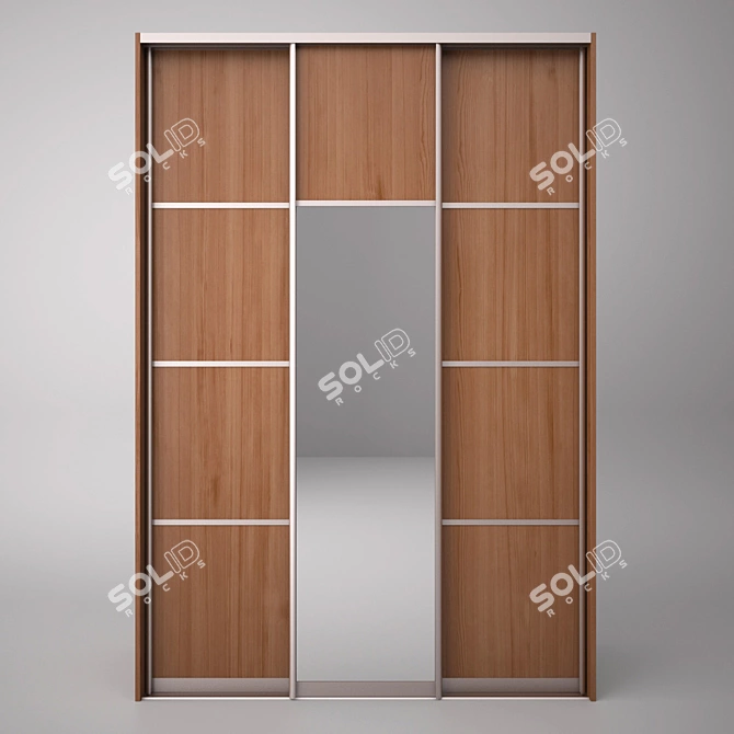 Compact Closet Solution 3D model image 1