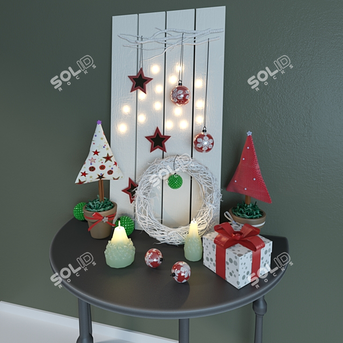 Festive Holiday Collection 3D model image 1