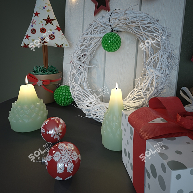 Festive Holiday Collection 3D model image 2